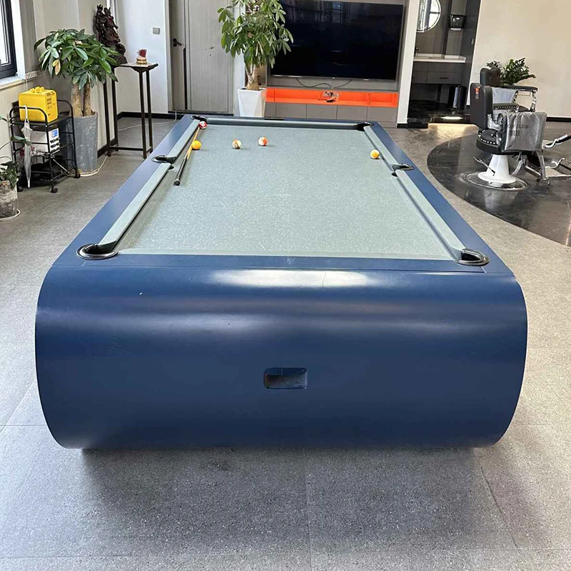 Billiards Table, Marble Table, Home Indoor Table Tennis Standard Adult American Black 83 in 1 Solid Wood