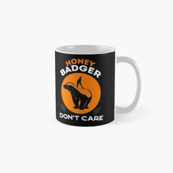 

Honey Badger Do Not Care Classic Mug Simple Tea Drinkware Printed Coffee Image Gifts Handle Round Photo Design Cup Picture