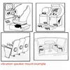 Sounderlink Tactile Shaker vibration speaker 50W/100W High Power Bass Transducer for Gaming/Home Theater/VR 20-80Hz 6