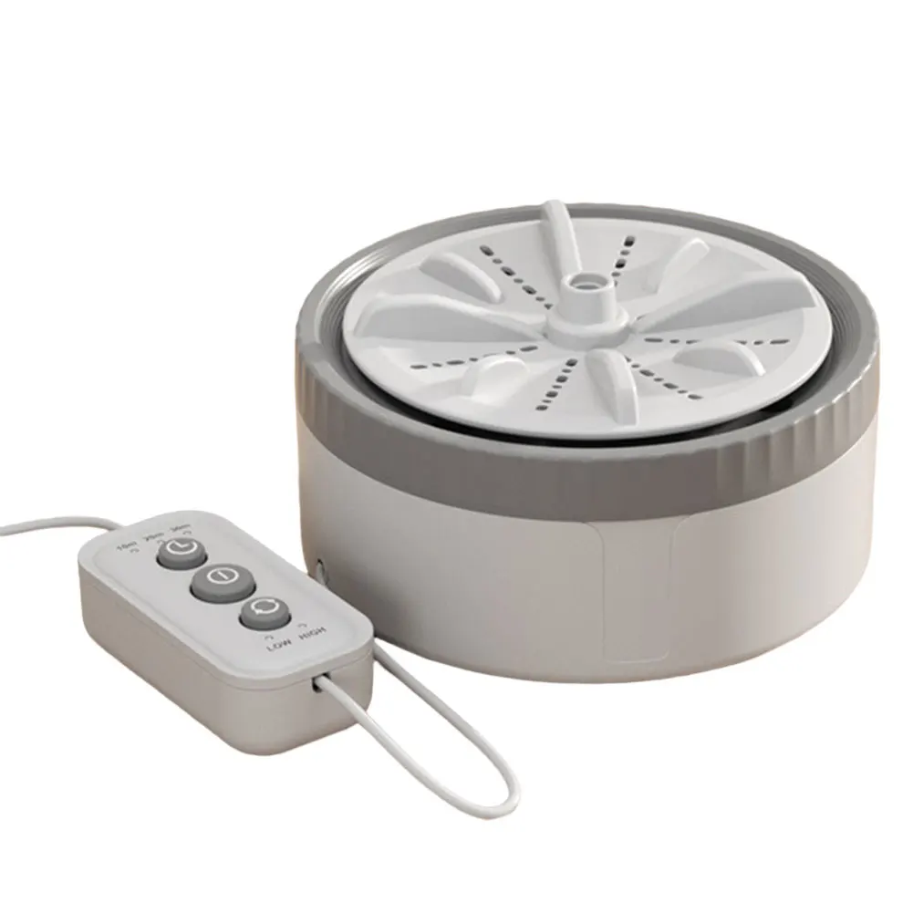 Automatic Clothes Washing Machine USB Rechargeable Turbine Washing Machine Space-Saving Lightweight for Travel Trip Apartment