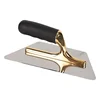 Concrete Plastering Trowel Gold Stainless Steel Trowel Tool for Venetian Stucco Cement Wall Decoration Drywall Construccion Tool 1