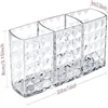 1PC Clear Acrylic Makeup Brush Holder Desk Cosmetic Organiser Lipstick Brush Storage Lipstick Brush Storage Holder 6