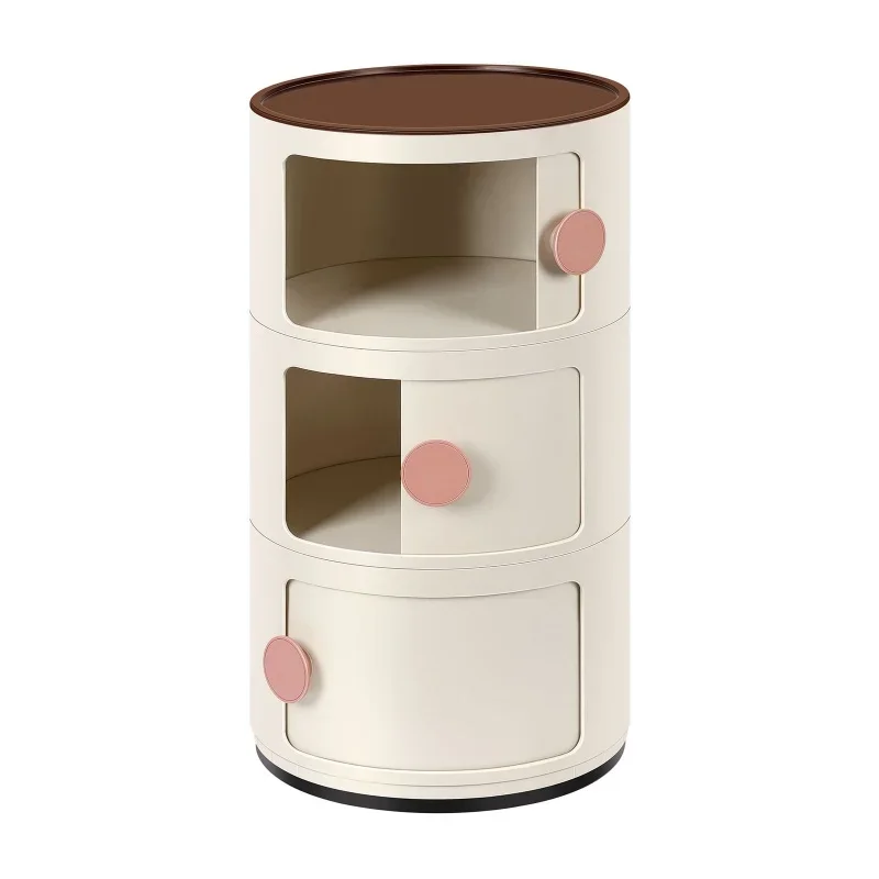 

Oumilen 3 Drawer Sliding Modern Bedroom Nightstand, Beige