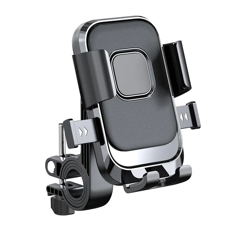 Premium Moto Bike Phone Holder - One-Hand Operation & 360° Rotation for Motorcycles and Scooters