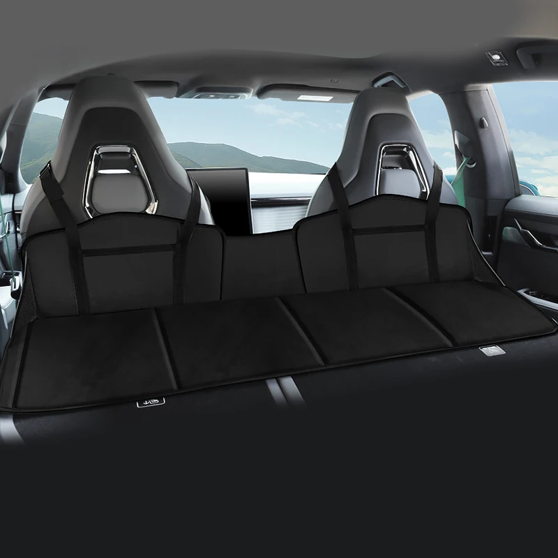 Foldable Rear Seat Extended Car Seat Cover Travel Bed non Inflatable Car Extended Mattress SUV Convenient Truck Storage car sleeping mattress