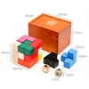 Montessori Educational Toys For Adults and Kids Brain Challenges IQ Test 3D Wooden Cube Block Puzzle Box Rompecabezas De Ingenio 6
