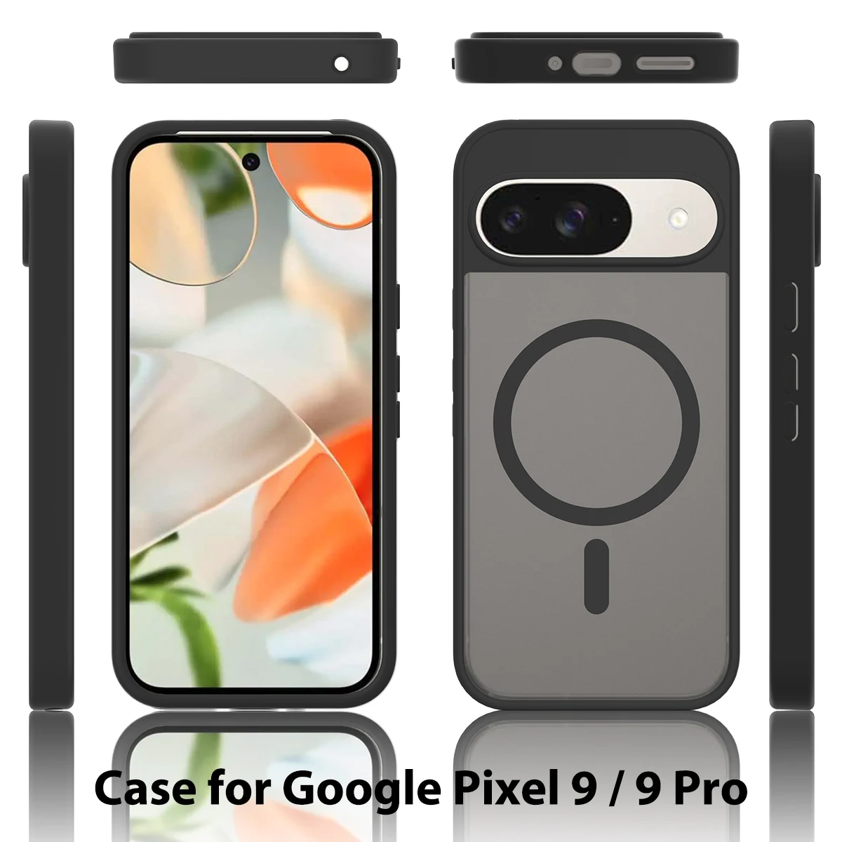 Sleek MagSafe-Compatible Shockproof Case - Silky Smooth Touch with Wireless Charging