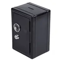 New Safe Security Metal Money Deposit Cash Savings Saving Box 2 Keys 1