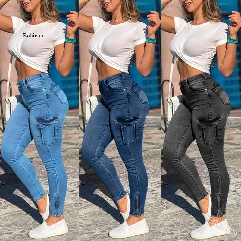 

Women 90S Y2K Patchwork Wide Leg Mom Jeans Vintage Mopping Pants Casual Streetwear Boyfriend Denim Jeans Big Pocket Cargo Pants