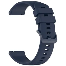 Enhanced Sport Silicone 20mm Smart Watchband with Protective Case - 165 165 Music (Navy blue)