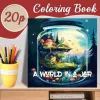 World in a Jar: Adult Picture Book Featuring Miniature Dreams-capes for Imaginative Coloring 1