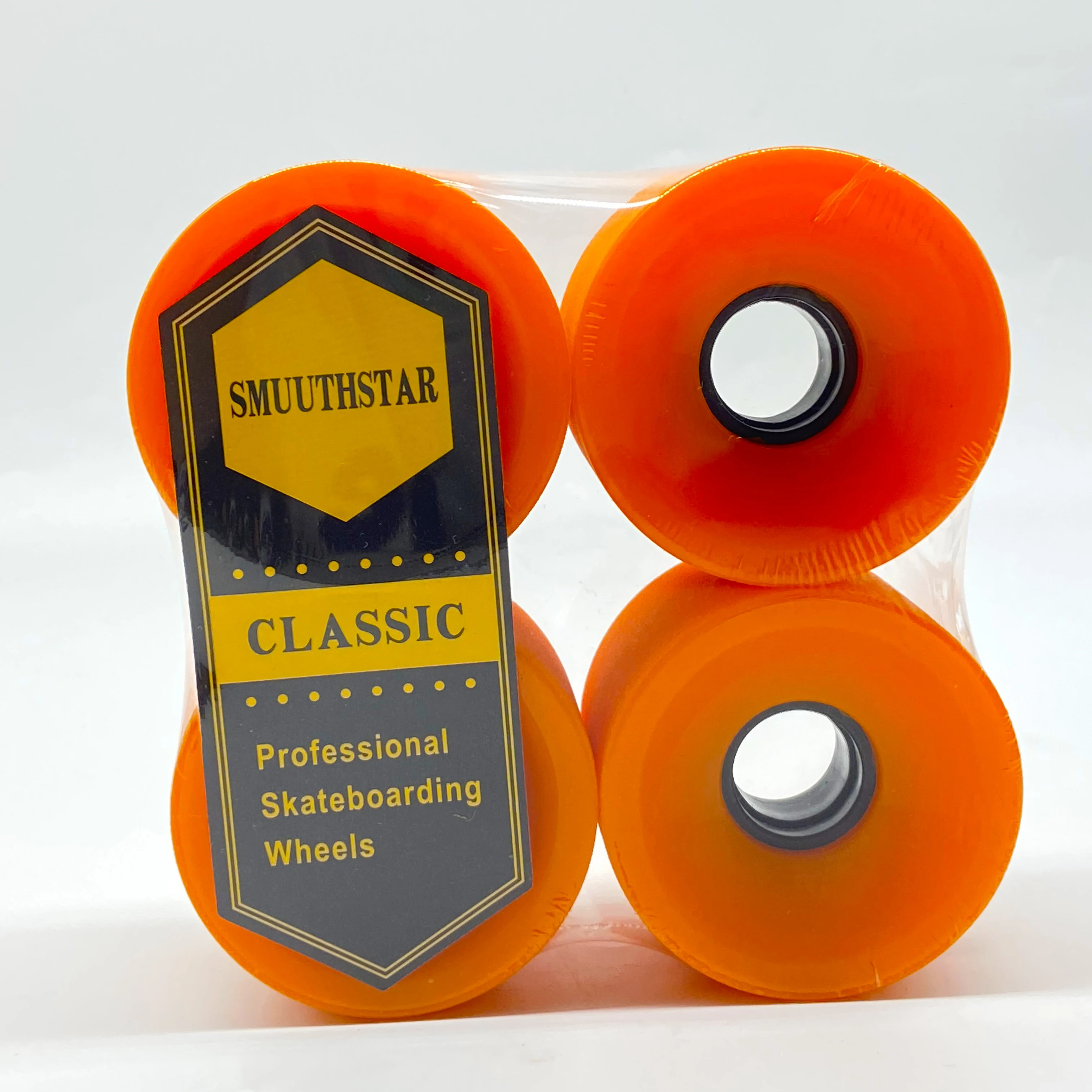Skateboard Accessories Skateboard Wheel 4pcs 70x51mm Matte Surf Skateboard Wheels Longboard Low Noise Wear-resisting Road Field Street Skating