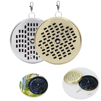 Portable Mosquito Coil Holder, Hanging Incense Box, Fireproof Spiral Repellent Tray, for Outdoor, Indoor, Camping, Fishing.