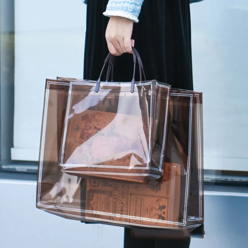 Asos Tasche Transparent Mit Innentasche Einkaufstasche