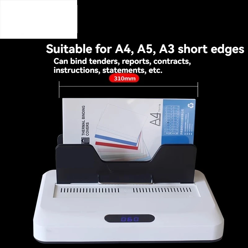 DC-1660 A4 핫멜트 씰링 세트 주문 기계 제안 펀칭 6cm 없는 자동 문서 접착 기계