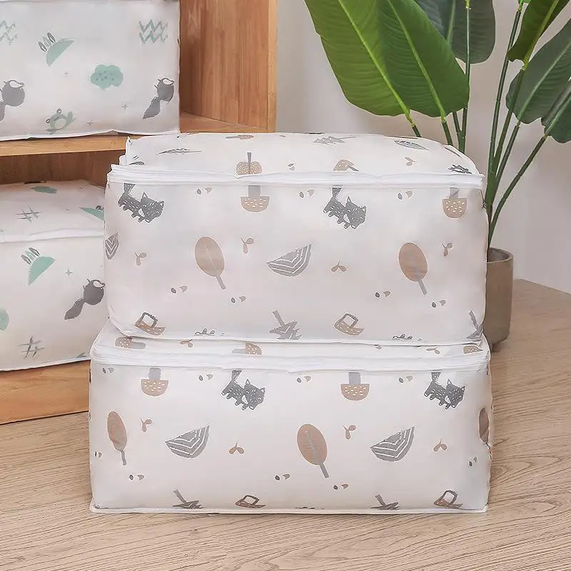 Square foldable storage bag household moving packing clothes blanket quilt box |