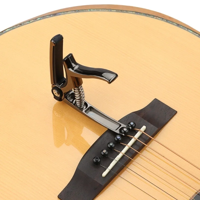

Гитарный каподастр, легкий цинковый сплав, гитарный каподастр 4 в 1 со съемником штифтов для акустических и электрогитар, гитары