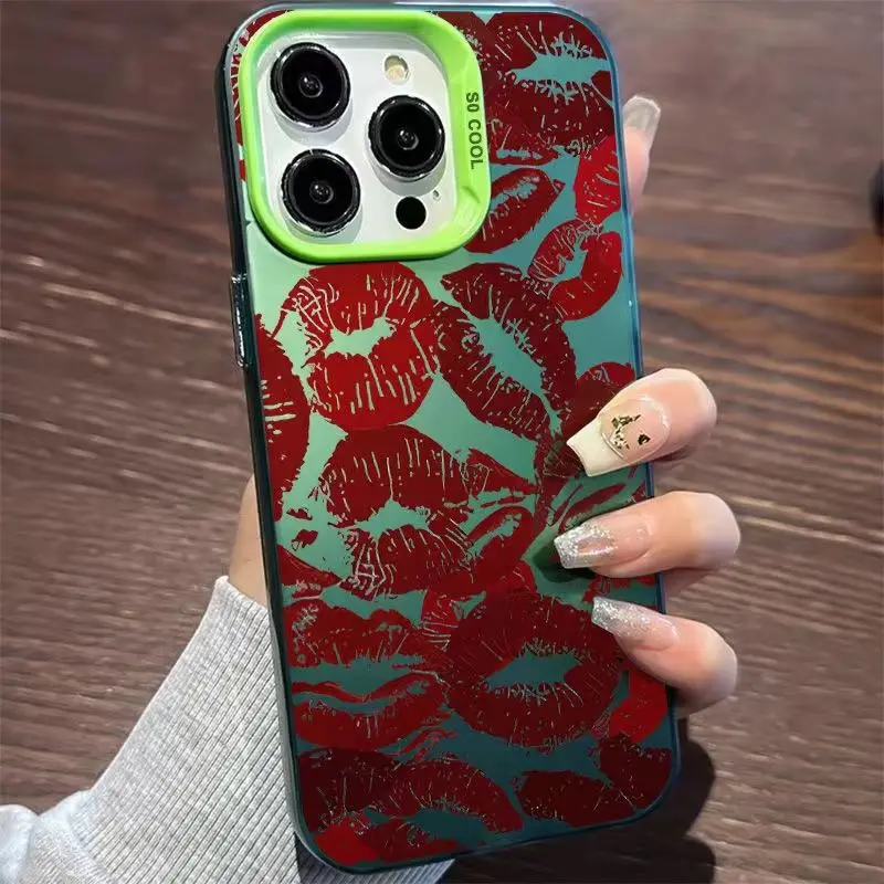 Y2K Original Sexy Kiss Lips Phone Case - Stylish and Protective Cover