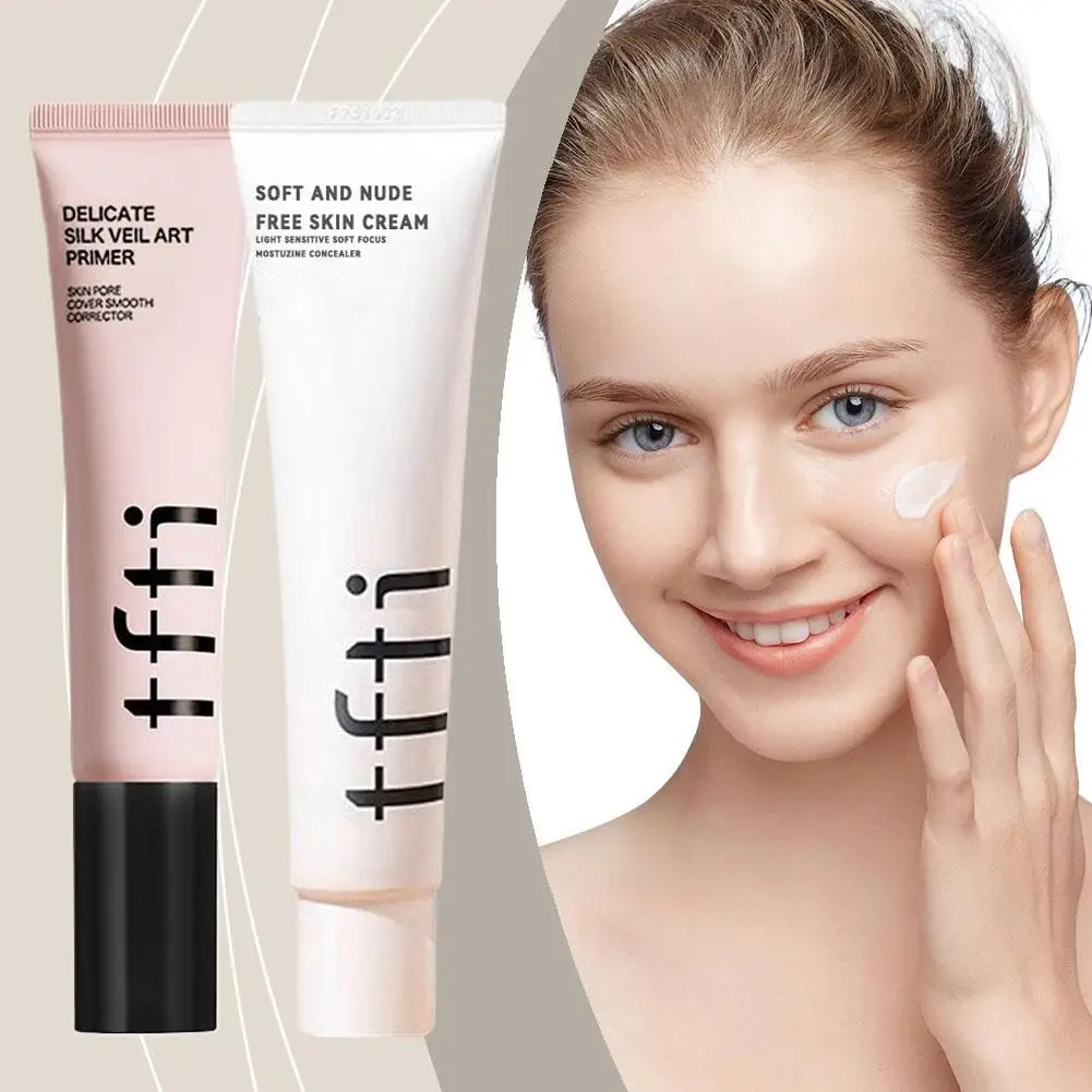Description Picture 2 of itemTFTJ Makeup Front Emulsion Isolation Oil Control Invisible Pores Priming Brighten Concealer Plain Face Nude Makeup Primer Makeup
