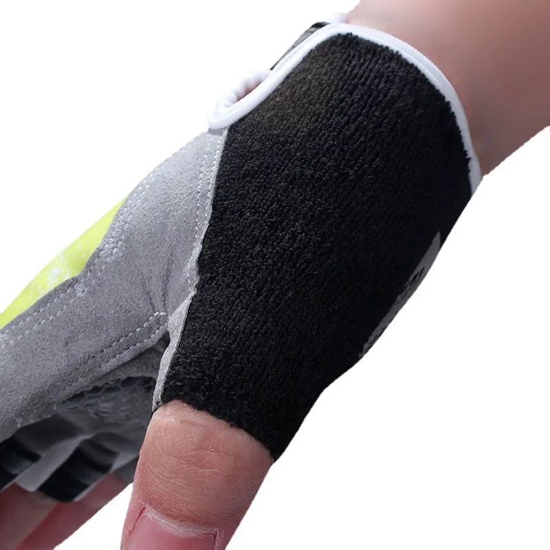 Cycling Gloves for Women Men with Anti-Slip Absorbing Pad,Light Weight Half Finger for Cycling Workout Training Bicycle Gloves 4