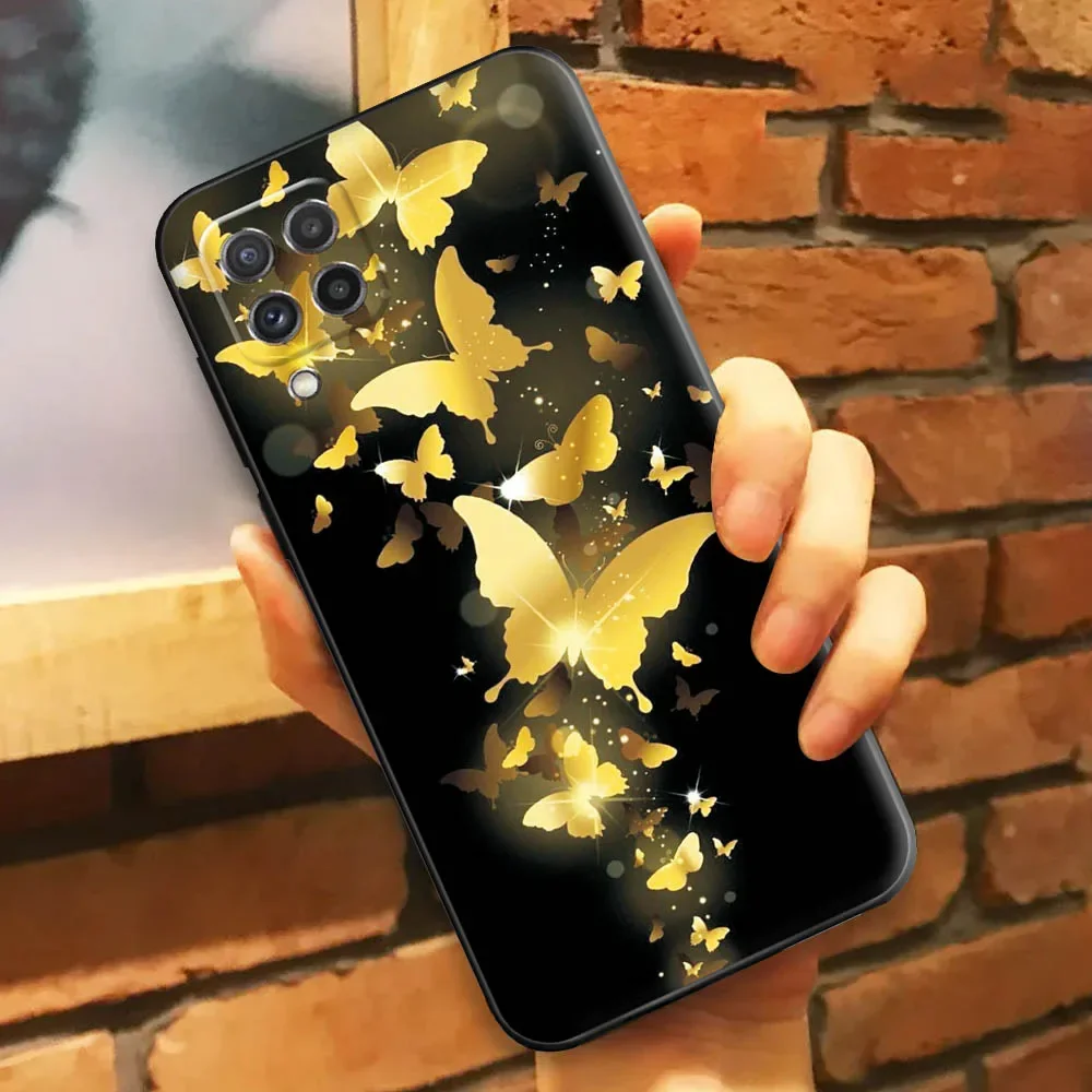 Geometric Silicone Soft Protective Case for Samsung Galaxy A22 - 4G/5G Models