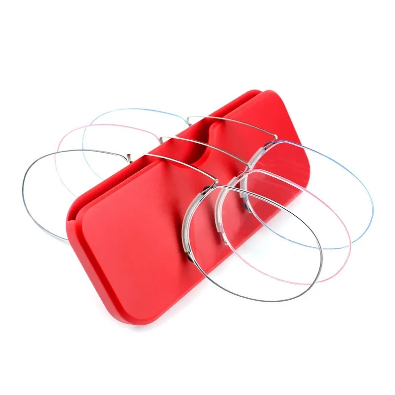 Fashion Nose Clip Reading Glasses Ultra Light Convenient Mobile Phone Presbyopic Eyeglasses Retro Style HD Reading Glasses