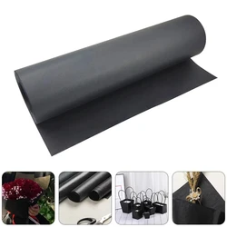 38cm x3m/10m1Pc Decorative Roll Kraft Paper Roll Craft Flower Packaging Wrapper (Black) Wrapping