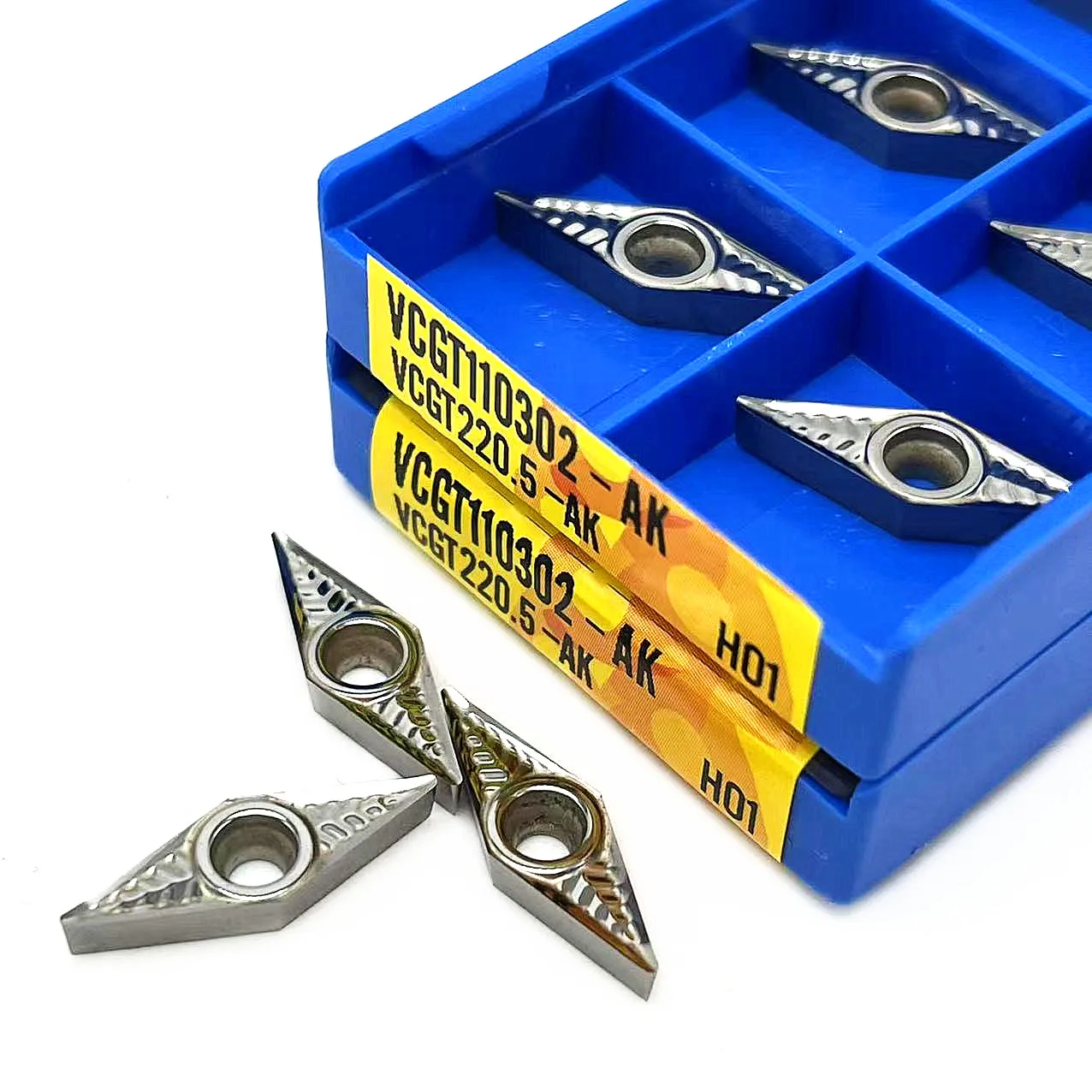 

VCGT110302 VCGT110304 VCGT110308 AK H01 Aluminum Inserts Internal Turning tool CNC lathe Alloy VCGT110302 VCGT110304 VCGT110308