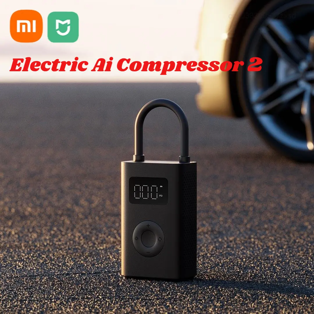 

Xiaomi Mijia Electric Air Compressor 2 Mini Inflator Tire Pump for Car Motorcycles Bike Ball Tyre Digital Inflatable Pump Tools