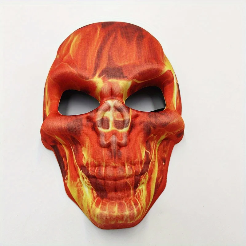 1PC Halloween Skull Terror Mask, Carnival Ball Mask, Atmosphere Mask, Halloween Decoration Prop, Party Mask, Halloween Gift