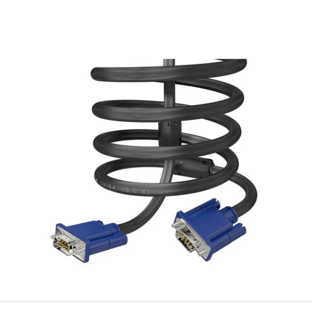1080P VGA To VGA Cable 15 Pin Male to Male Extension Converter 3+6 Cord Copper Core Cable For Computer Monitor Projector