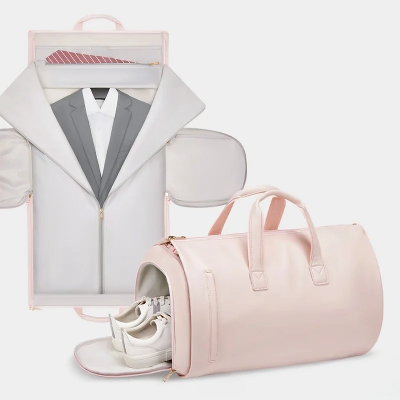 Nuove Borse Porta Abiti Da Viaggio Borsa Da Viaggio Convertibile Per Donna Borsone In Pelle Con Scomparto Per Scarpe Sacoche Cuir Homme