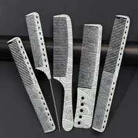 5pcs Sea Wave Outline Comb Set: Professional Styling Comb  Portable, Suitable for Home and Salon Use