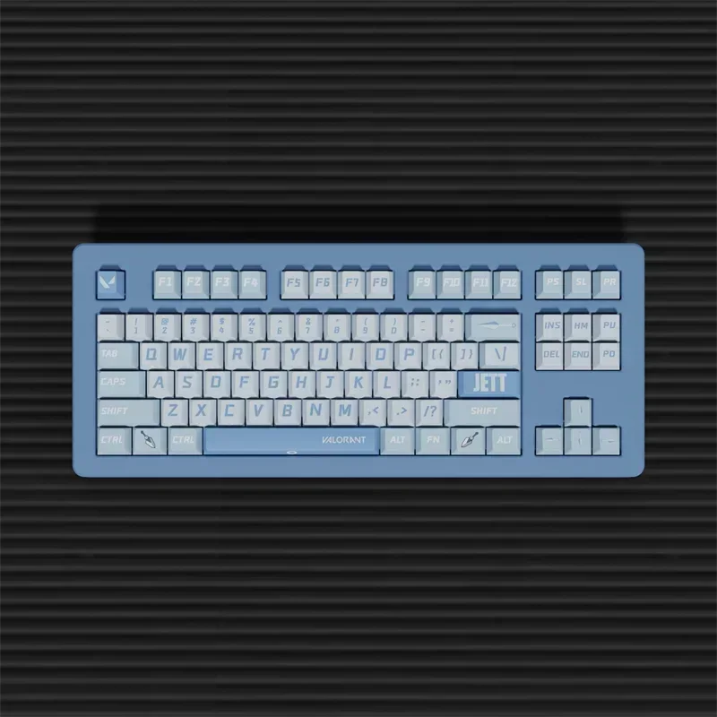 Valorant-custom Anime Keycap Grupo 108 Chaves Pbt Dye Subbed Perfil Cereja Teclado Mecânico Gaming Acessórios - Imagem 2