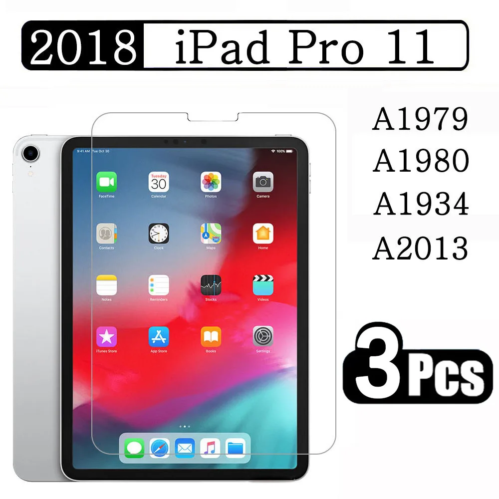 

Tempered Glass For Apple iPad Pro 11 2018 A1979 A1980 A1934 A2013 Anti- Scratch Full Coverage Tablet Screen Protector Film