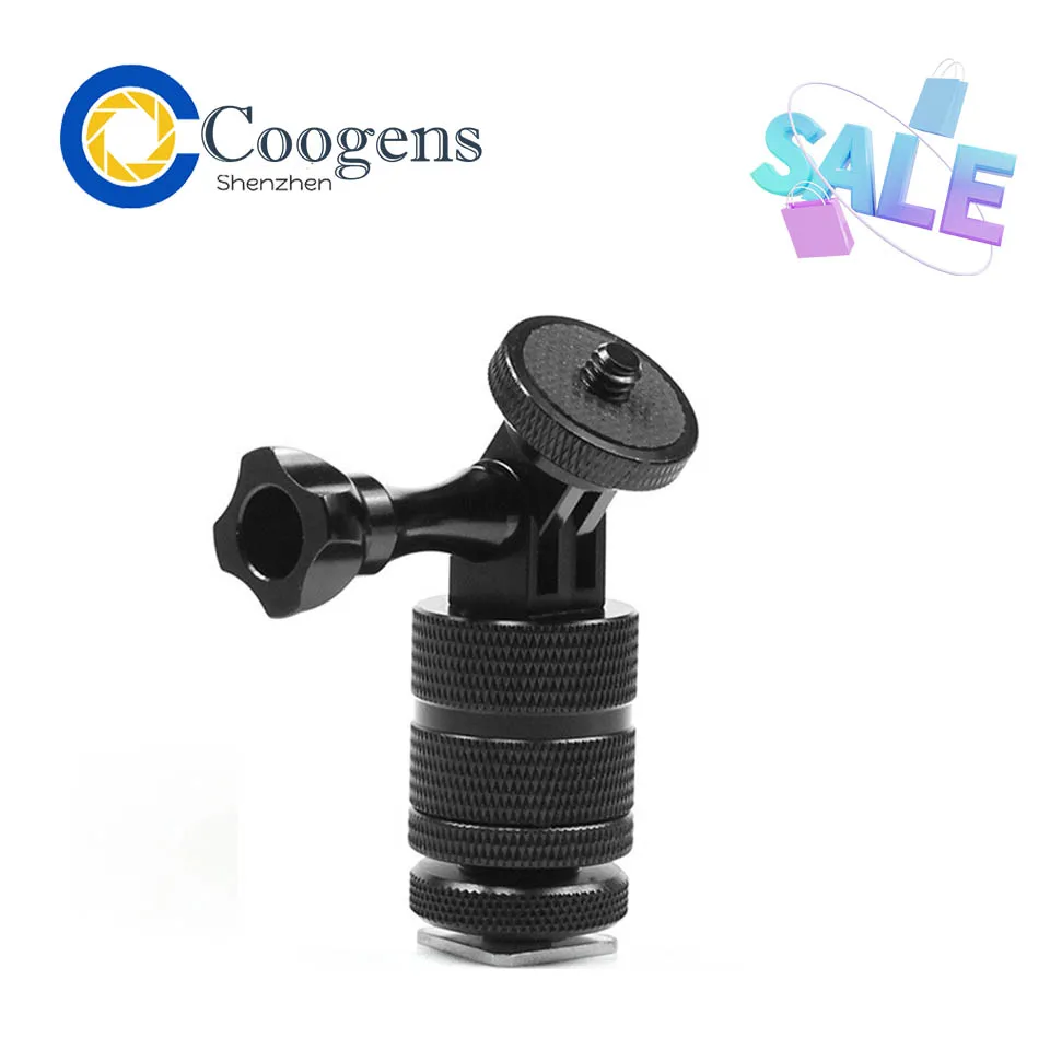 

Сиденье для горячего башмака с поворотом на 360 градусов, соединительный рычаг, универсальный Холодный башмак, поворот, GO PRO, трехлистовое фиксированное сиденье, аксессуары для экшн-камеры