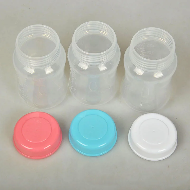 Wide Neck Breast Milk Storage Bottles 180ml Newborn Baby Breast Milk Freezer Fresh Cup BPA Free Portable Baby Bottles