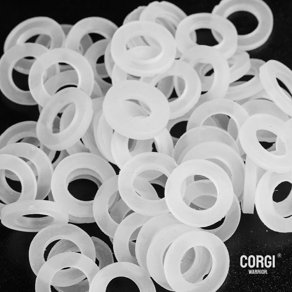 Washer gasket 1/2 Inch Flat Spacer Plumbing Faucet Washer Rubber Silicone Sealing Gasket for Hose Splitter Shower Head Water Pipe 5/20pcs