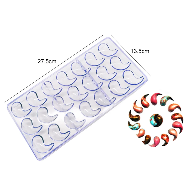 Chocolate Mold 3D Polycarbonate Transparent Plastic Kitchen Baking Tools for DIY Pastry... - SKU CMHB1738 - UGI Packaging