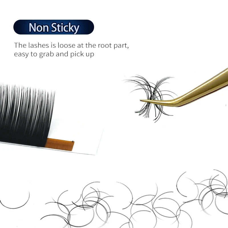 Рисунок 5 - Ресницы синие мягкие из ПБТ шелка