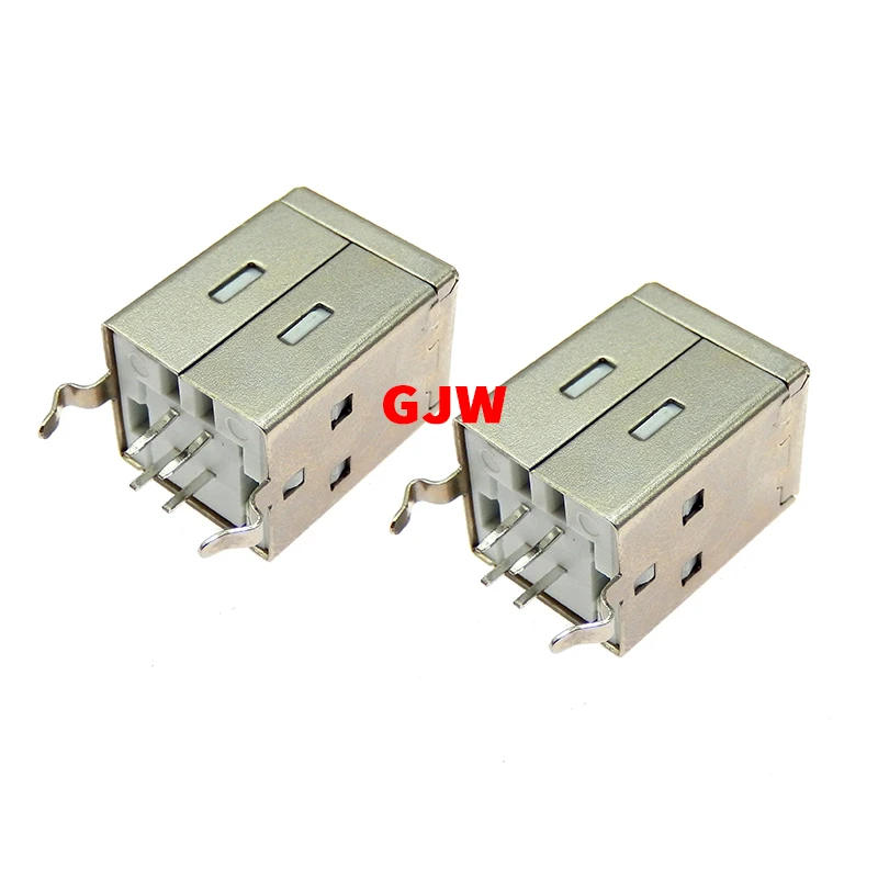 10pcs USB 2.0 Type B Female Connectors - 90 Degree Right Angle Jack Port For Audio MIDI Keyboard Repair