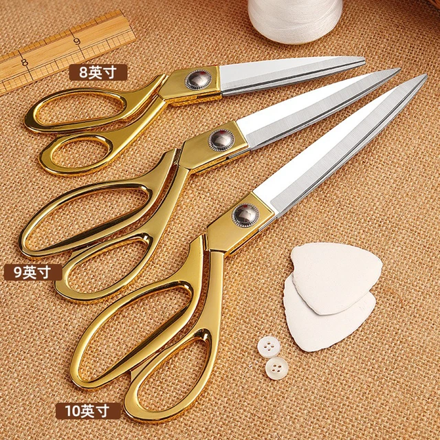 Professional Tailor Scissors Stainless Steel Tailor Shears Sewing Scissors for Fabric Clothes Needlework Cutter DIY Tool CFJ002 2
