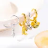 YEEVAA WILD WEST Cowboy Hat and Boots Hoop Earrings Women's Piercing Hypoallergenic Dangle Earrings Jewelry Christmas Gift 5