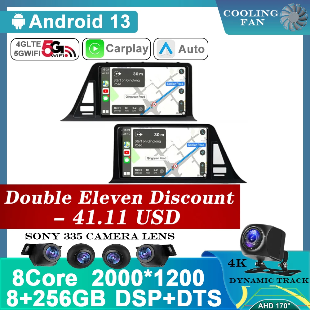 

Android 13 Carplay Auto WIFI + 4G для Toyota C-HR CHR 2016 2017 2018 2019 2020, автомобильное радио, мультимедийный видеоплеер, GPS-навигатор, стерео