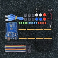 New Starter Kit 13 in 1 Mini Breadboard USB 3 Color LED Jumper Wire Button 400 Holes for Arduino R3 DIY School Education Lab - Image 3