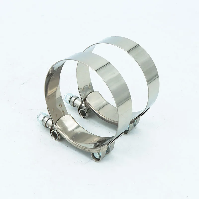 304 Stainless Steel T-Bolt Turbo Silicone Hose Clamp SilconeT Bolt Clamp T Hose Pipe 2PCS