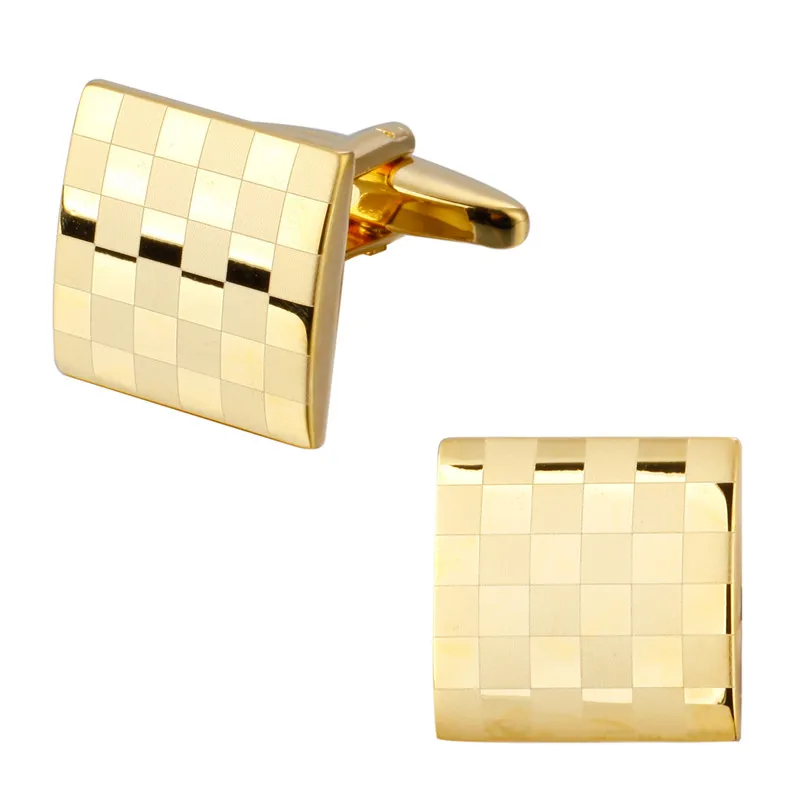 High-Quality Stainless Steel Cufflinks - Laser Engraved Design for Weddings and Business