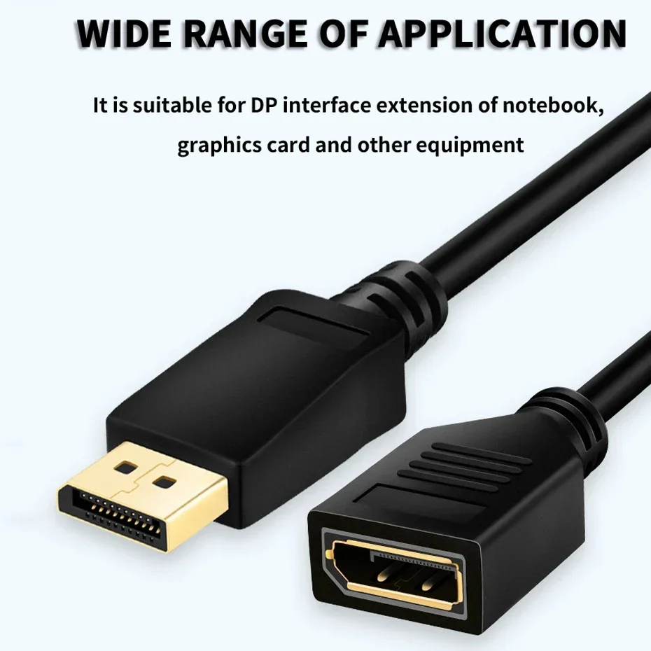 디스플레이 포트 어댑터, 비디오 PC 노트북 TV DP 1.4 1.2 디스플레이 포트 1.2 케이블, 1.4 익스텐션 케이블, 4K HDR