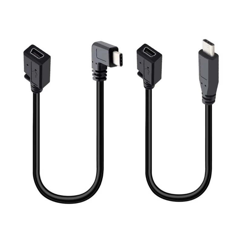 

USB 5Pin Female to Type Male Conversion Adapter Cable Converter Wire Support 5V2A Charging & 480Mbps Data Transmission