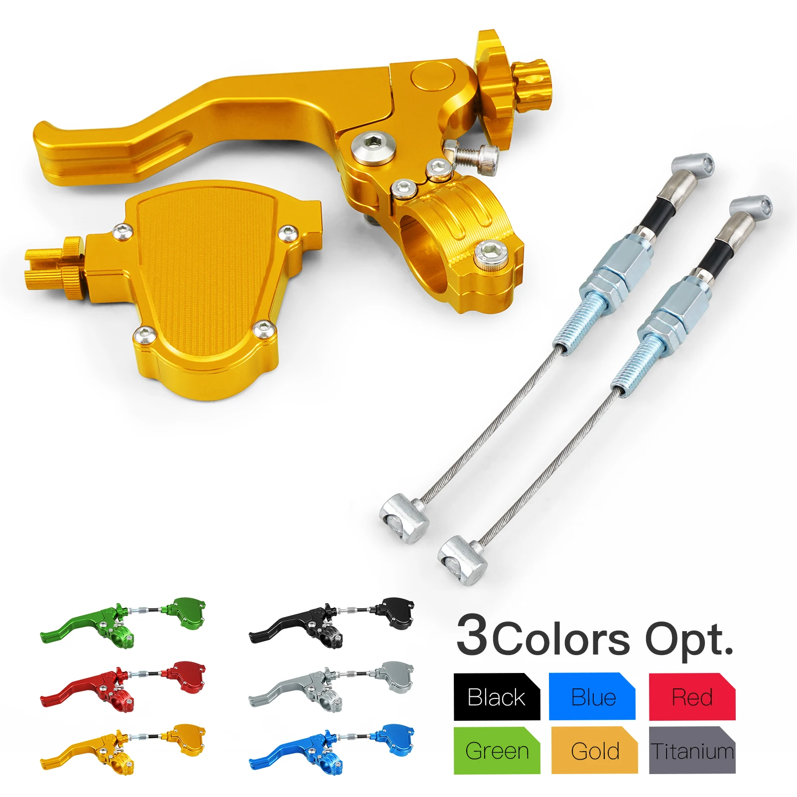 NICECNC Für Suzuki DRZ400S DRZ400SM DR-Z400 S SM 2000-2017 2016 Motorrad Kurze Stunt Kupplung Hebel Easy Pull Kabel system Kit – Detail 8